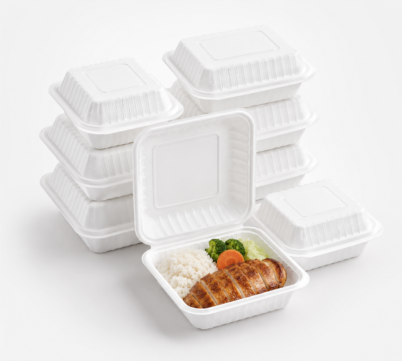 Clamshell Hinged Containers